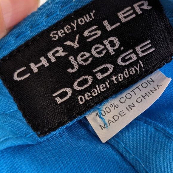 Carolina Panthers Chrysler Jeep Dodge Football Memorabilia Slide Hat EUC - Picture 5 of 6